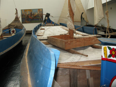 Example of a traditional boat in the Ilhavo maritime museum