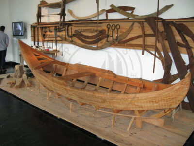 Traditional boat building process in the Ilhavo maritime museum