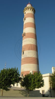 Barra lighthouse in Barra beach, the second tallest lighthouse in the Iberian Peninsula (Ilhavo municipality, Ria de Aveiro region)