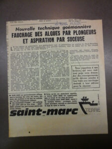 B3 - Article from local newpaper of June 15th 1962 - Brittany - Departmental archives of Finistère