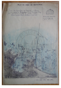 B3 - Plan of the port of Portsall and the seaweed rocks in 1934 - Brittany - Departmental archives of Finistère
